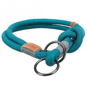 Trixie BE NORDIC Zug-Stopp-Halsband – petrol 50 cm
